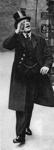 Ein Küster ruft die Stunden aus, Ely Place, London, 1926-1927 von Unbekannt