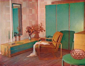 Eine Ecke des Ausstellungsraums von Henry Stone & Son of Banbury, 1935 von Unbekannt