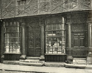 Ein feines Geschäft in Artillery Row, Houndsditch, London, aus der zweiten Hälfte des 18. Jahrhunderts
