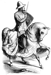 Ein Ritter von König Ludwig VI. von Frankreich von Unbekannt