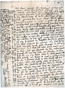 Ein Brief an einen Herrn Storie von Oliver Cromwell, St Ives, 11. Januar, 1635-1636, 1899 von Unbekannt