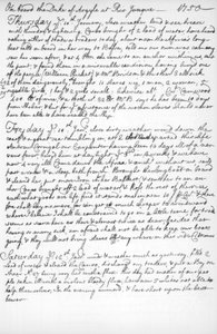 Eine Seite aus dem Tagebuch von John Newton, 1750-1754 (1965) von Unbekannt