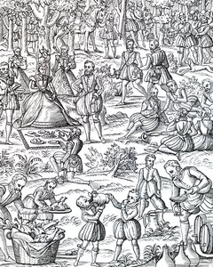 Ein königliches Picknick von Unbekannt