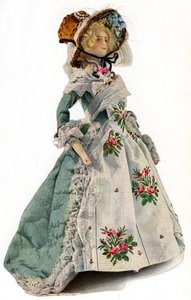 Ein kleines Modell für Kleiderentwürfe, 1938