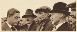 Ein Gespräch mit Ex-Soldaten, Südwales, 1936 von Unbekannt