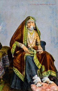 Ein Typ von Marwaree-Schönheit, Indien, frühes 20. Jahrhundert
