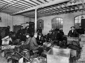 Eine Holzfällerwerkstatt, London