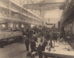 Eine Werkstatt der Putilov-Fabrik