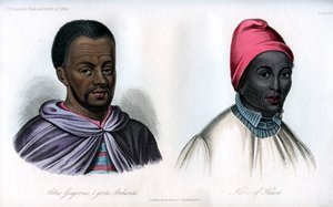 Abbas Gregorius und ein Einheimischer aus Hausa, 1848 von Unbekannt
