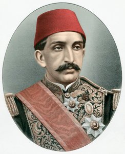 Abdul Hamid II 1842-1918, letzter Sultan der Türkei, ca. 1880 von Unbekannt
