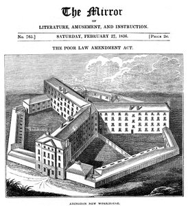 Armenhaus von Abingdon, Oxfordshire, gebaut für die Abingdon Union, 1836 von Unbekannt