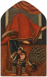 Akrobat und ein Pfau, ca. 1825 von Unbekannt