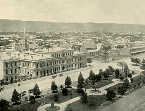 Adelaide, vom Post Office Tower, 1901