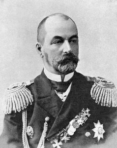Admiral Roschestwenski, russischer Kommandant, Russisch-Japanischer Krieg, 1904-5