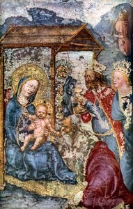 Anbetung der Heiligen Drei Könige, um 1360 1955