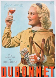 Werbung für Dubonnet Tonic Wein von Unbekannt