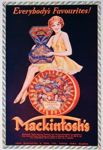 Werbung für Mackintosh Toffee, 1932 von Unbekannt