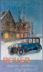 Werbung für Rover-Autos
