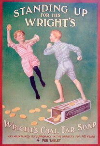 Werbung für Wrights Kohleteerseife, 1909