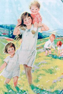 Werbung für Wrights Kohleteerseife (Detail), 1920er