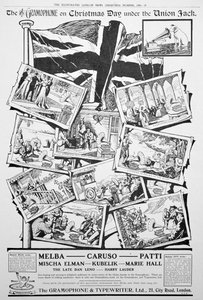 Werbung für die Gramophone and Typewriter Co, 1906 von Unbekannt