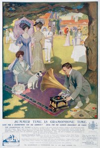 Werbung für die Gramophone and Typewriter Co, 1907 von Unbekannt