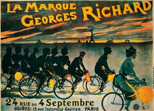 Werbung für Georges Richard Fahrräder von Unbekannt