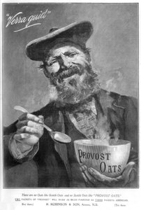 Werbung für Provost-Hafer, 1901