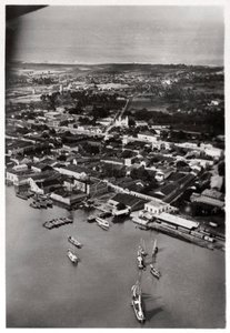 Luftaufnahme von Natal, Südafrika, aus einem Zeppelin, 1930 1933 von Unbekannt