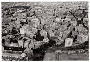 Luftaufnahme von Neu-Kairo, Ägypten, von einem Zeppelin, 1931-1933 von Unbekannt