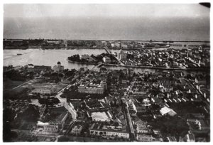 Luftaufnahme von Recife, Brasilien, aus einem Zeppelin, 1930-1933 von Unbekannt