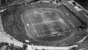 Luftaufnahme von Stamford Bridge, Stadion des Chelsea Football Club, London, ca. 1922 von Unbekannt