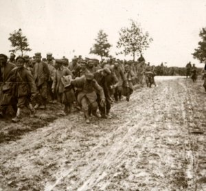 Nach dem Angriff, Aisne, Frankreich, um 1914-1918