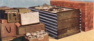 Luftschutzmaßnahmen, Zigarettenkarte, britisch, 1938