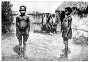 Akka Mann und Frau, um 1880