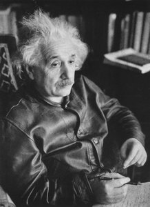 Albert Einstein, deutsch-schweizerisch-amerikanischer Mathematiker und Physiker