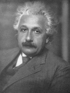 Albert Einstein, deutsch-schweizerisch-amerikanischer Mathematiker und Physiker