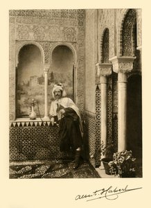 Albert Frederick Calvert in der Alhambra, Granada, Spanien, 1907 von Unbekannt