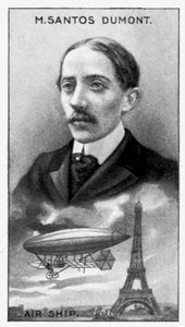 Alberto Santos-Dumont, brasilianischer Luftfahrtpionier, um 1924 von Unbekannt