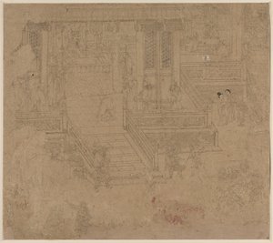 Album mit daoistischen und buddhistischen Themen: Könige der Hölle: Blatt 37, 1200er von Unbekannt