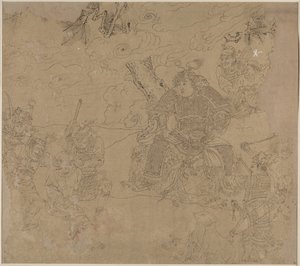 Album mit daoistischen und buddhistischen Themen: Suche den Berg: Blatt 41, 1200er