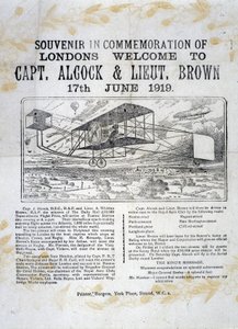 Alcock und Browns bahnbrechender transatlantischer Flug