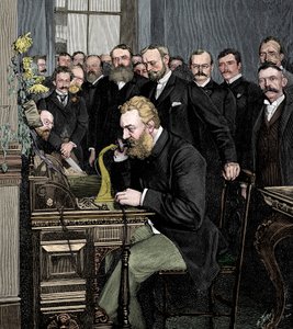 Alexander Graham Bell 1847-1922, schottisch-amerikanischer Erfinder von Unbekannt