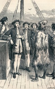 Alexander Selkirk an Bord gebracht, 1904