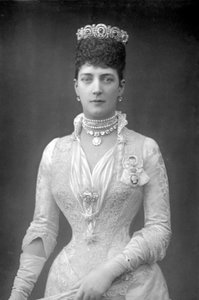 Alexandra 1844-1925, Königin-Gemahlin von König Edward VII. von Großbritannien, ca. 1890