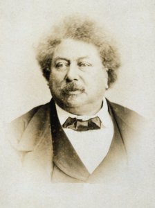 Alexandre Dumas der Ältere, französischer Romanautor und Dramatiker von Unbekannt