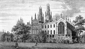 All Souls College, Universität Oxford von Unbekannt