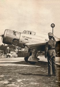Alles klar für den Start am Flughafen Tempelhof, Berlin
