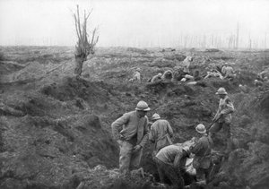 Alliierte Truppen, 31. Juli 1917 am Yser-Kanal, Belgien, 1926