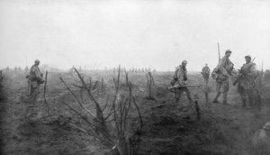 Alliierte Truppen, 31. Juli 1917 am Yser-Kanal, Belgien, 1926